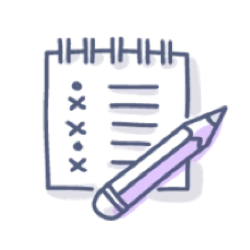 Note Pad and Pencil